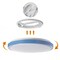 Quickway Imports 4-pc 16" LED Ceiling Light Fixture Flush Mount 36W 6500K Cool Daylight Energy, Blue QI004034.L.BL.4 - alternate 5